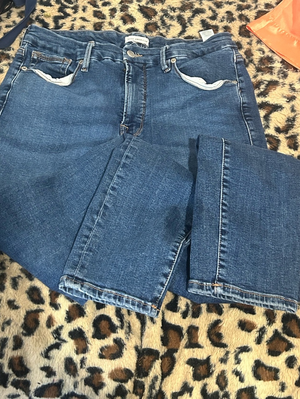 Good American Skinny Jeans in Blue Denim